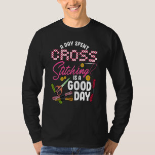 T-shirt Brodery Hoops Projets Un Jour Passé Cross Stitch