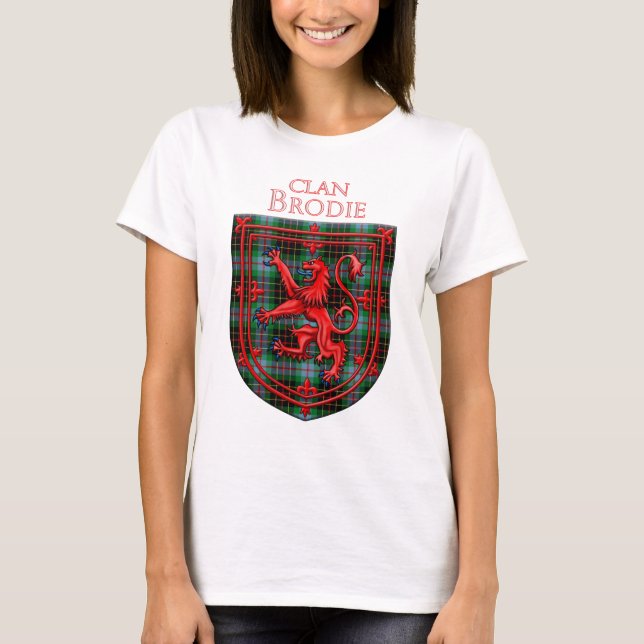 T-shirt Brodie Hunting Tartan Scottish Plaid (Devant)