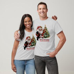 T-shirt Brodie Scottie Chien Noël Personnalisé