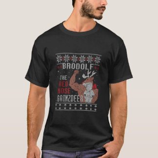 T-shirt Brodolf Le Gainzdeer Nez Rouge Chauffeur laid Chri