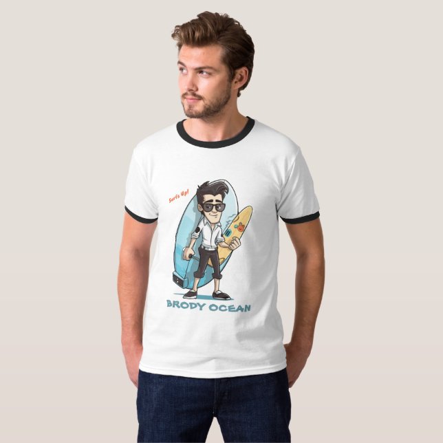 T-shirt Brody Ocean (Devant entier)