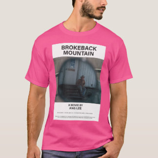 T-shirt Brokeback Mountain Movie Poster esthétique minimal