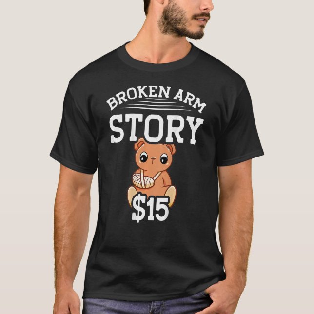 T-shirt Broken Arm Story 15 ARRIÈRE-PLAN Broken Bone 2 (Devant)