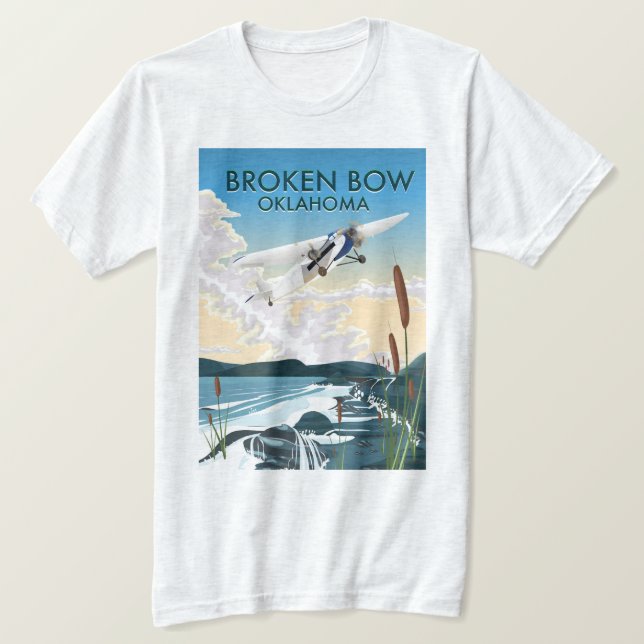 T-shirt Broken Bow Oklahoma (Design devant)