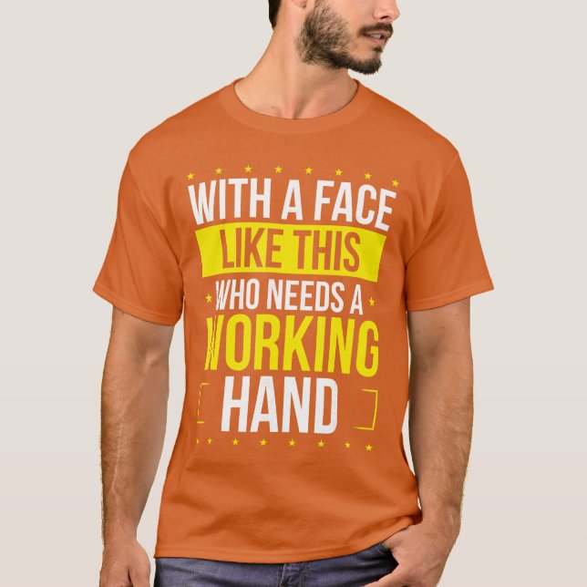 T-shirt Broken Hand Survivor Funny Hand Broken Surgery Hum (Devant)