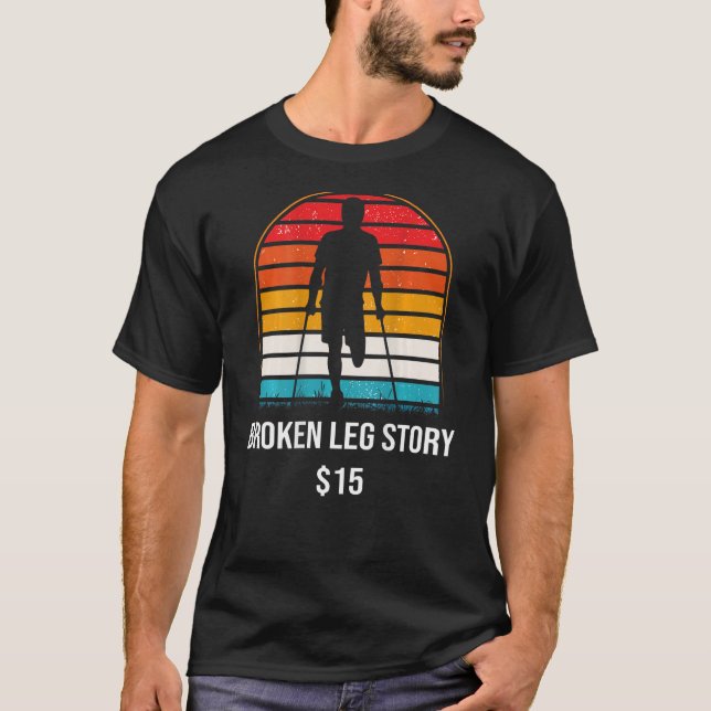 T-shirt Broken Story 15 BACKPRINT Bone cassé (Devant)