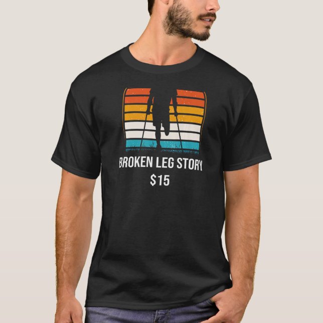 T-shirt Broken Story 15 BACKPRINT Bone cassé (Devant)