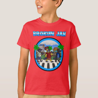 T-shirt Brokun Jah : Piano Walk