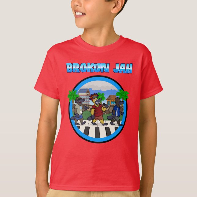 T-shirt Brokun Jah : Piano Walk (Devant)