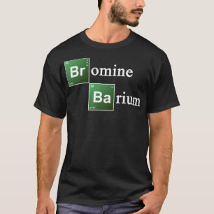 T-shirt Bromine et baryum Tableau périodique Chimie Elém