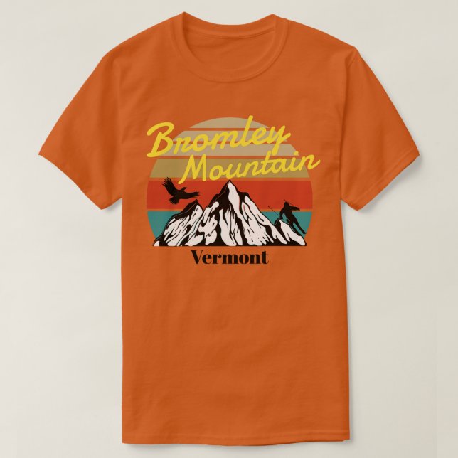T-shirt Bromley ski Vermont 3 (Design devant)