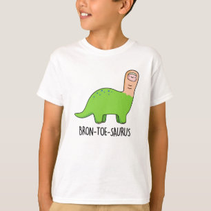 T-shirt Bron-toe-saurus Cute Brontosaurus Dinosaur Pun