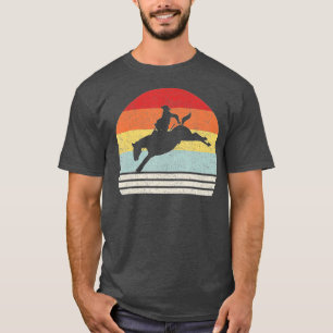 T-shirt Bronc de rodéo rétro équitation Bronco Horse