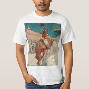 T-shirt Bronco Buster par Newell Convers Wyeth