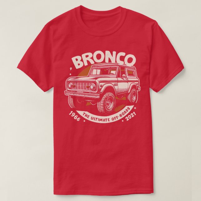 T-shirt Bronco Fan Art (Design devant)