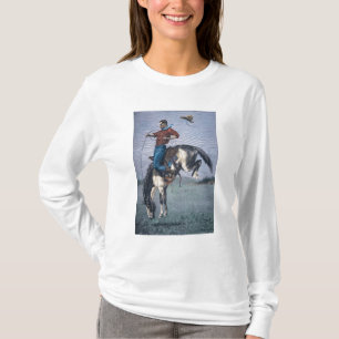 T-shirt Bronco-Type (gravure colorée)