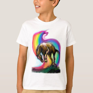 T-shirt Bronco Unicorn Rainbow