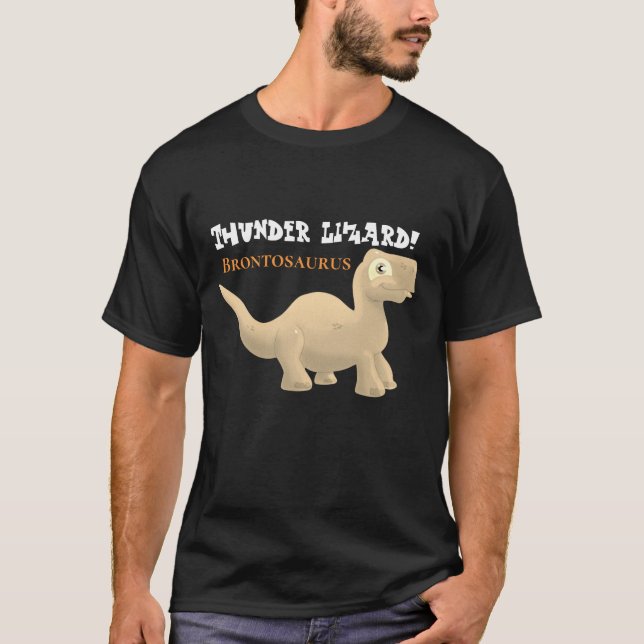 T-shirt Brontosaurus : Lézard tonnerre (Devant)