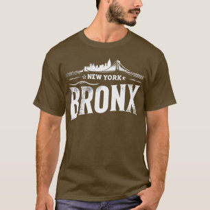 T-shirt Bronx New York Retro 1