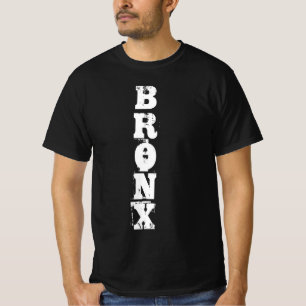 T-shirt Bronx Retro Classic Nyc New York City Valeur noire