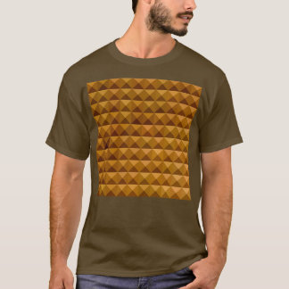 T-shirt Bronze Brown Abstrait faible Arrière - plan en pol