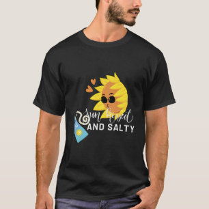 T-shirt Bronzé Et Salé Sans Souci Et Relaxant Climat De