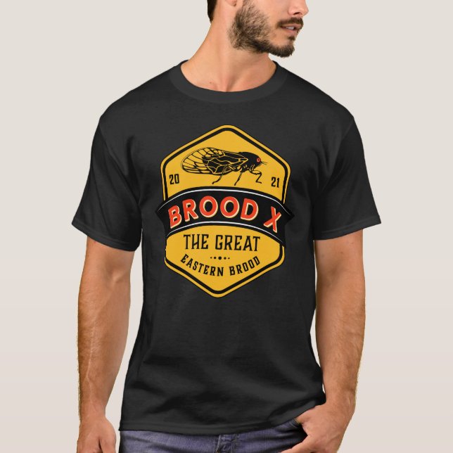 T-shirt Brood X Cicadas La Grande Brode l'Est (Devant)