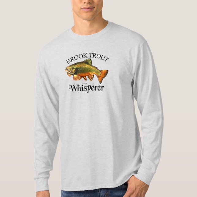 T-shirt Brook Trout Whisperer Léger Long Manche (Devant)