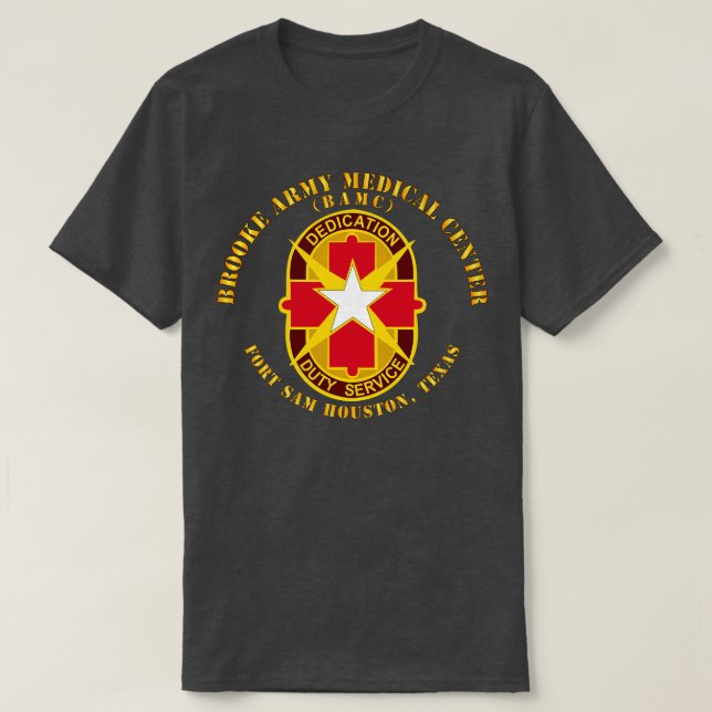 T-shirt Brooke Médicale Centre Fort Sam Houston TX (Design devant)