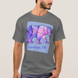T-shirt Brookings OU Ours de galaxie Anim géométrique Abst
