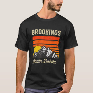 T-shirt Brookings South Dakota Retro Vintage City State Us