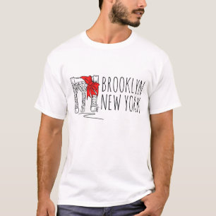 T-shirt Brooklyn Bridge New York City NYC Noël