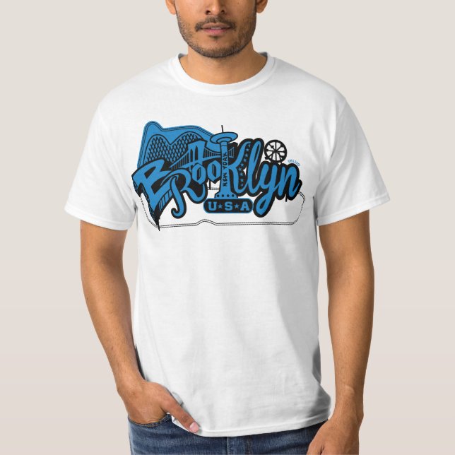 T-shirt Brooklyn Etats-Unis (Devant)
