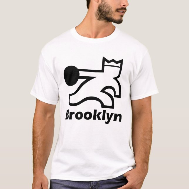 T-shirt Brooklyn Funny Bowling Graphisme Hommes femmes (Devant)