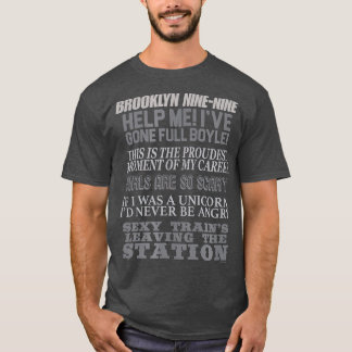 T-shirt Brooklyn Neuf-Neuf Citations Charles Boyle