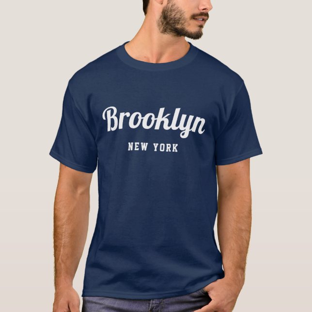 T-shirt Brooklyn New York  (Devant)