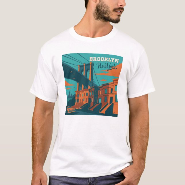 T-shirt Brooklyn New York (Devant)
