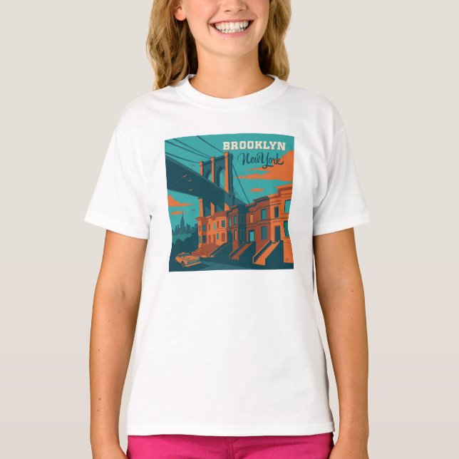 T-shirt Brooklyn New York (Devant)