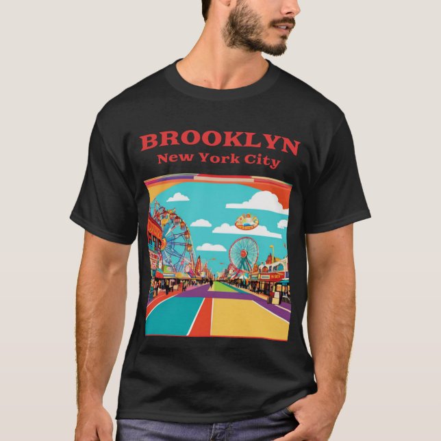 T-shirt Brooklyn New York (Devant)