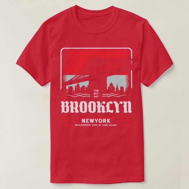 T-shirt Brooklyn New York 1 (Design devant)