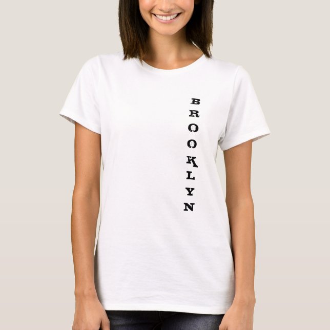 T-shirt Brooklyn New York City Nyc Modèle Basic (Devant)