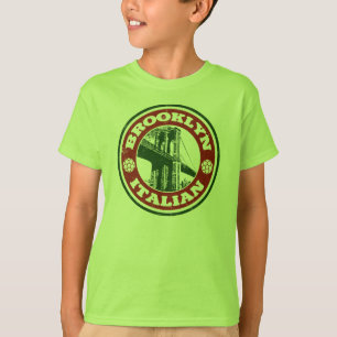 T-shirt Brooklyn New York Italiens