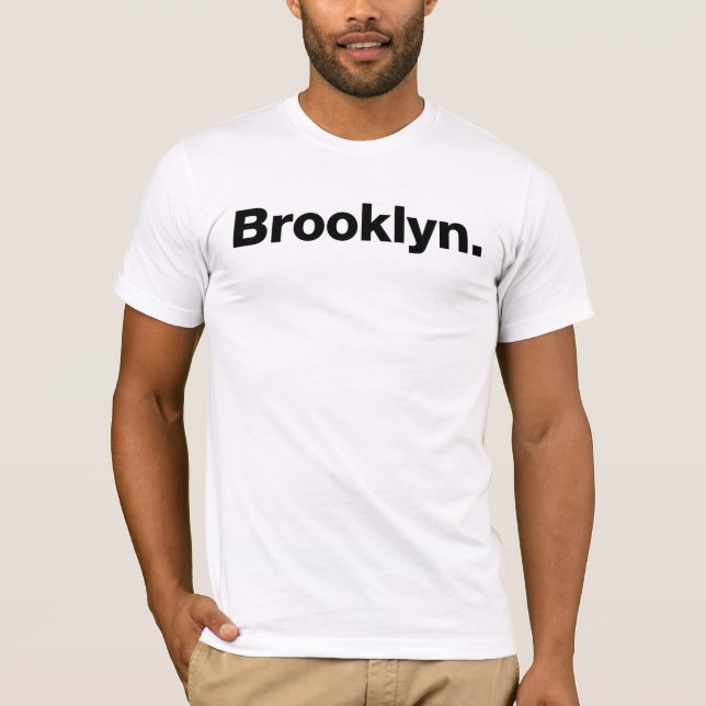 T-shirt Brooklyn (noir) (Devant)