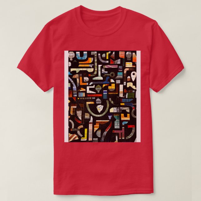 T-shirt Brooklyn NY Métro Mosaic Art (Design devant)