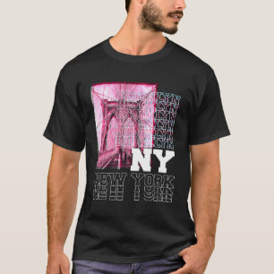 T-shirt Brooklyn Vaporwave Streetwear Style Pour Noël