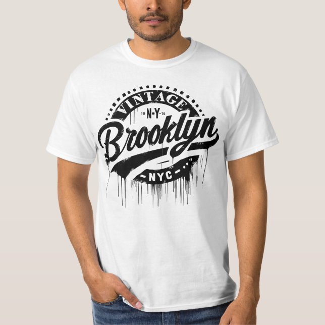 T-shirt Brooklyn Vintage (Devant)
