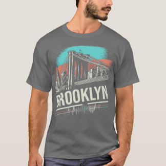 T-shirt Brooklyn Vintage Design