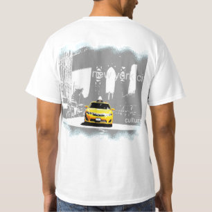 T-shirt Brooklyn Yellow Taxi Nyc Mens Valeur moderne Meill