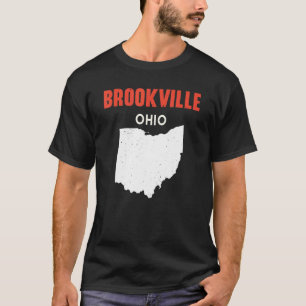 T-shirt Brookville Ohio USA State America Travel Ohioan
