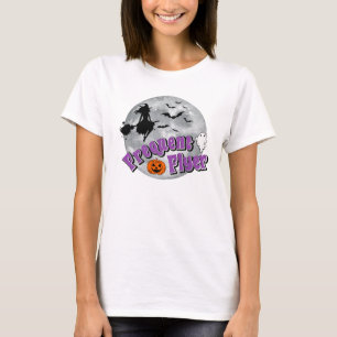 T-shirt Broomstick pour sorcière Halloween Circulaire fréq
